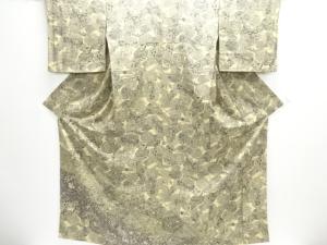 唐花模様刺繍付け下げ訪問着